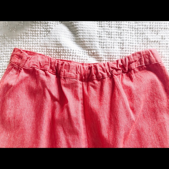 Vintage Pleated Red & White Culottes - Picture 7 of 10